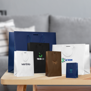 Sacs cadeaux en papier avec ruban