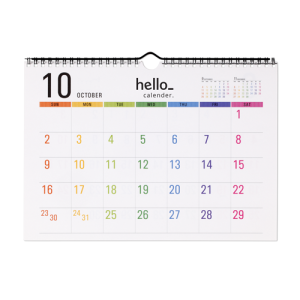 Calendriers muraux à spirale