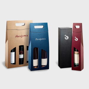 Sacs en papier à bouteille de vin - sérigraphie